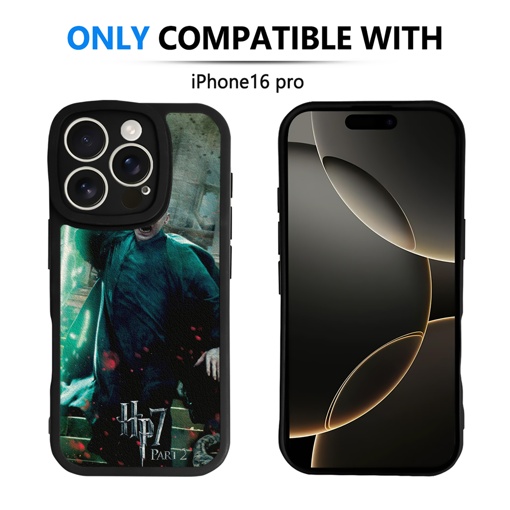 （画像用） Harry Potter ハリー・ポッターシリーズ 【iPhone 16シリーズ対応】シリコンスマホケース（レザー調） 材質：シリコン